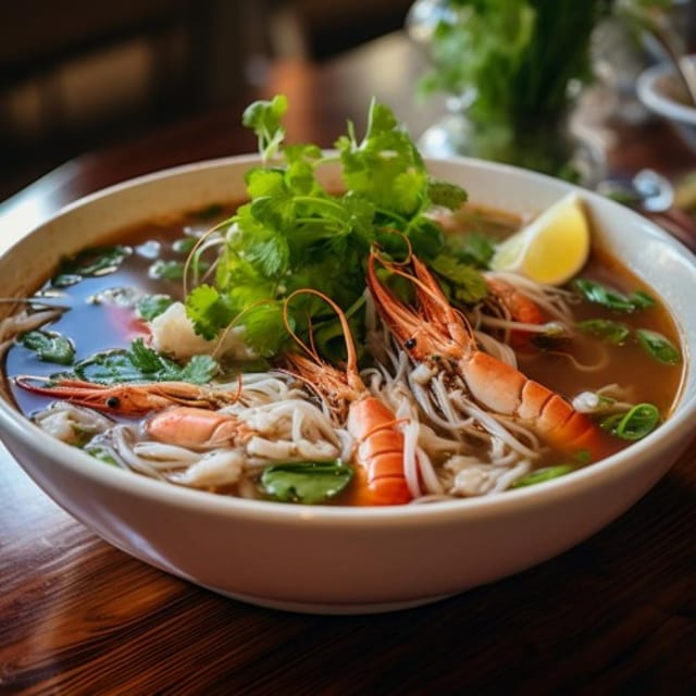 Seafood Noodle Soup.