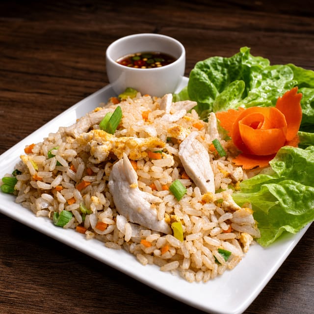 Chicken Rice Plate.