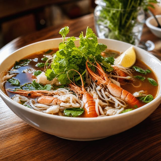 Seafood Noodle Soup.