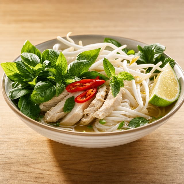 Vegetarian Tofu Rice Noodle.