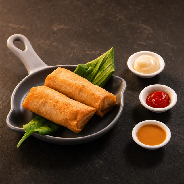 Grilled Chicken Spring Rolls (2).